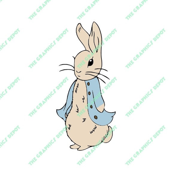 Download Peter Rabbit SVG file DXF file EPS file png file