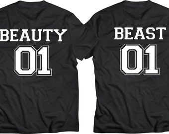 Beauty beast, beauty-and-the-beast-shirt, beauty beast shirts, couples shirts, boyfriend girlfriend shirts.
