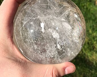 Clear Quartz 10.2cm Crystal Sphere
