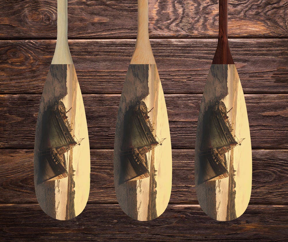 48 Beached Boat Paddle Decorative Oars Cottage