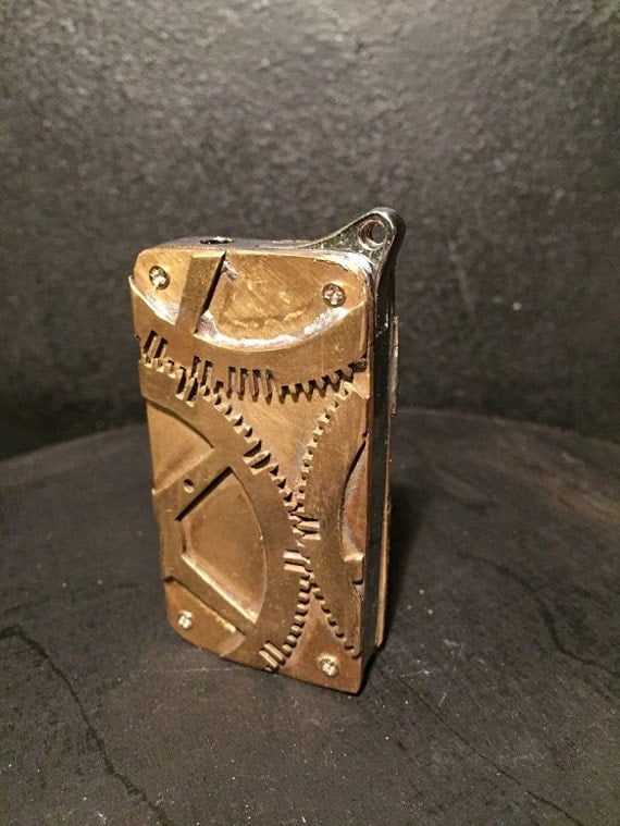 Handmade Steampunk Lighter OOAK No3 Electronic Lighter Made