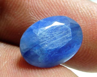 100%natural sapphire stone blue sapphire faceted gems oval shape,cts 4.25 size 8x11x5 mm,PCD 1727