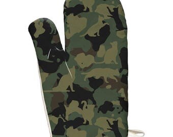 Catmoflauge Cat Camo All Over Oven Mitt