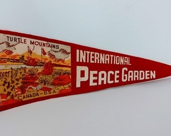 International Peace Garden - Vintage Pennant