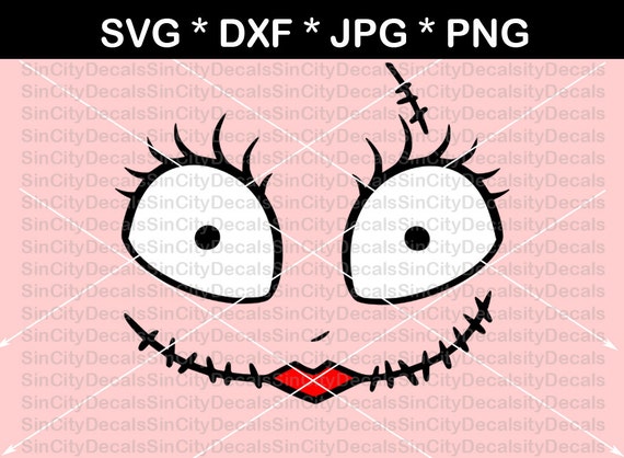 Download Sally face Nightmare before Christmas digital download SVG