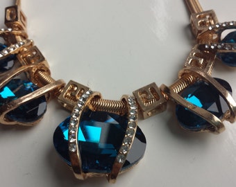 Chunky crystal necklace