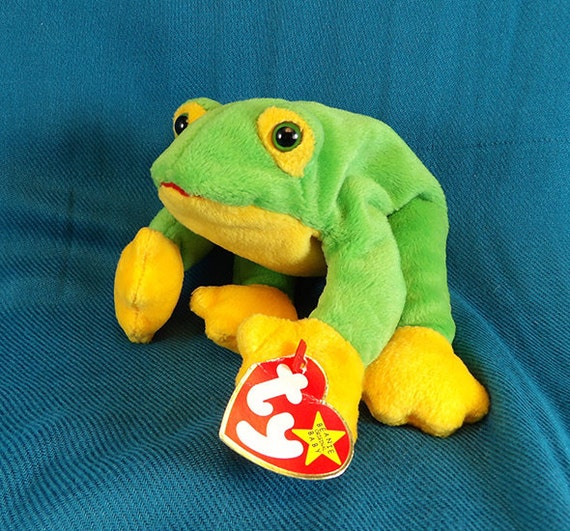 Beanie Baby Smoochie The Frog Stuffed Animal