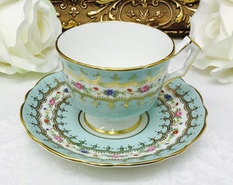 Aynsley teacup and saucer.