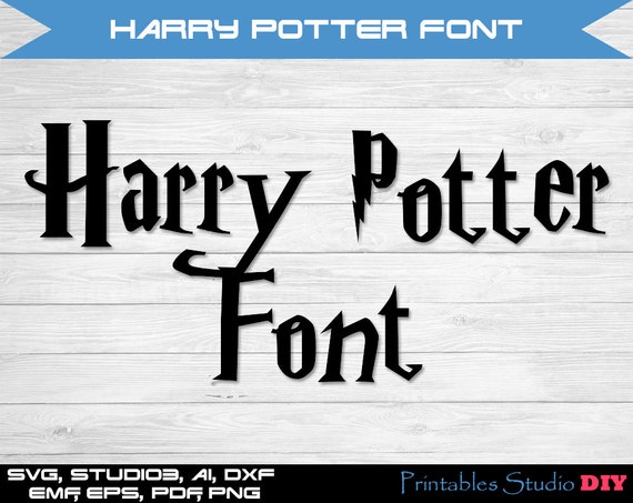 harry potter font for cricut free