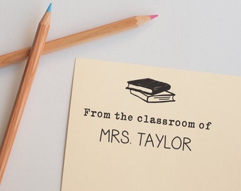 Classroom Stamp, Custom Teacher Gift, Teacher Appreciation Gift, Teacher Appreciation Week, From the classroom of stamp, Classroom Tool