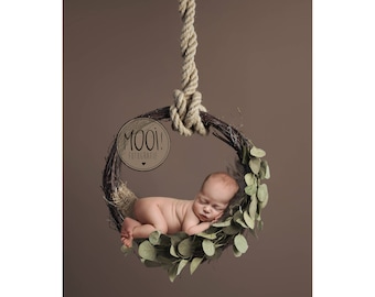 Digital Prop for Newborn - Digital background - Newborn Photography - hanging basket - dreamcatcher - Bed - flower - wreath - woodland