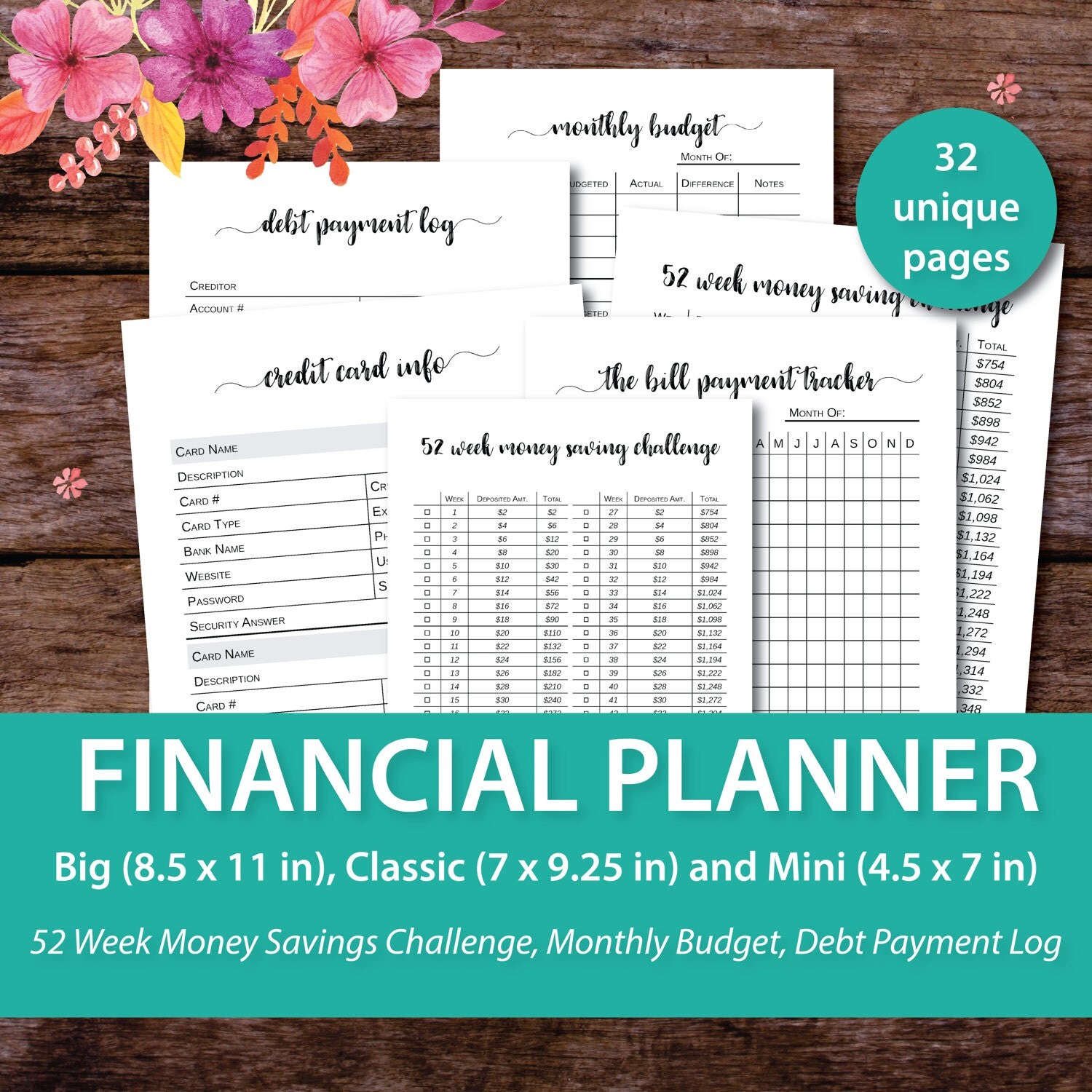 happy planner budget planner