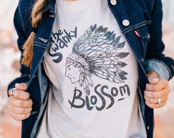 Indian Shirt, Boho Shirt, Tribal Shirt, Bohemian, Headdress, Southern, Native, Southwest, Boho, Boho Chic, Indian Headdress, Western Style