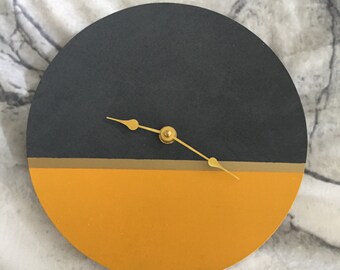Wood Clock / Wooden Wall Clock / Large Wall Clock / Modern Clock / Wall Decor