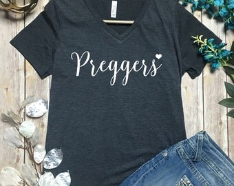 Pregnancy Announcement Shirt - Preggers Shirt - Pregnancy Reveal T Shirt - Preggers Tee - Prego Shirt - Baby Bump TShirt - Prego Tee Shirt -