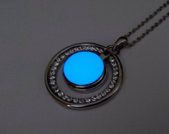Glowing Necklace, Glow in the Dark Jewelry, Gifts for Her, Gift For Women, Birthday Gift, Christmas Gift FREE GIFT