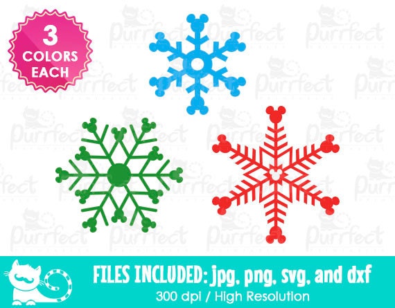 Free Free 188 Mickey Snowflake Svg Free SVG PNG EPS DXF File