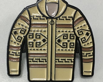 Big Lebowski Dude Sweater Enamel Hat Pin