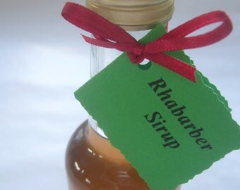 Rhubarb syrup for rhubarb Sprizz
