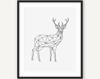 Deer Wall Art deer wall art | etsy Deer Wall Art deer wall art | etsy