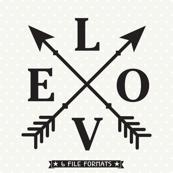 Download Love svg, Love Arrows SVG, Love cut file, Valentines Day ...