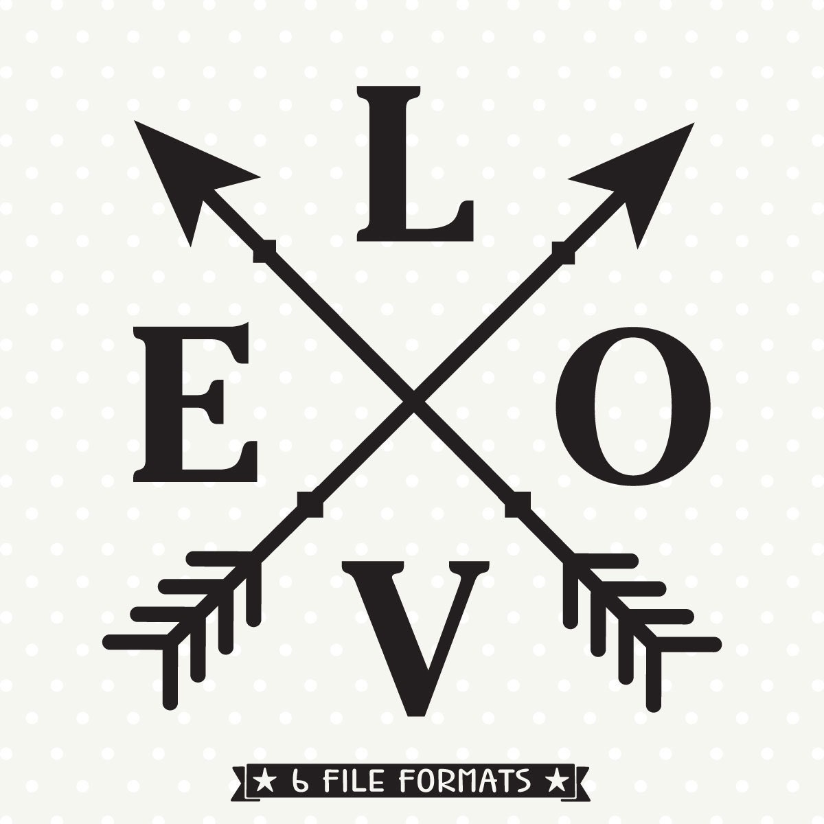 Download Love svg, Love Arrows SVG, Love cut file, Valentines Day cut file, Commercial cut file, Iron on ...