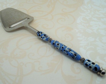 CHEESE SLICER with lampwork beads !lampwork!
