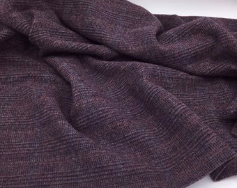 Romancing the Stone Purple, Felted Wool Fabric for Rug Hooking, Wool Applique and Crafts