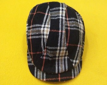 vintage MENS NEWSBOY CAPS adjustable size 52cm
