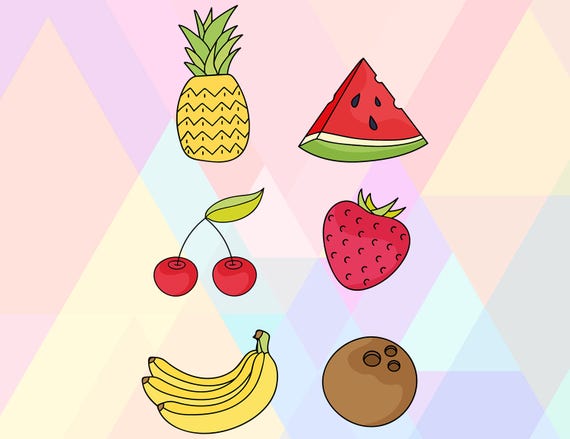 Download Summer Fruit Clipart Fruit Svg Files Summer Fruit Clip Art