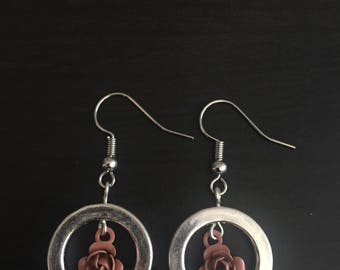 Rose Dangle Earrings