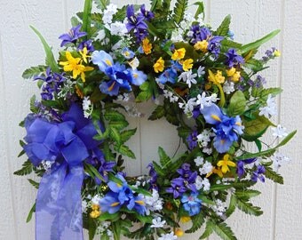 Purple Summer Wreath