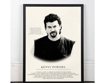 Kenny Powers, Eastbound & Down, INSTANT DOWNLOAD, sitcom, Printable wall art decor poster, pop art, funny art, Danny McBride, Will Ferrell