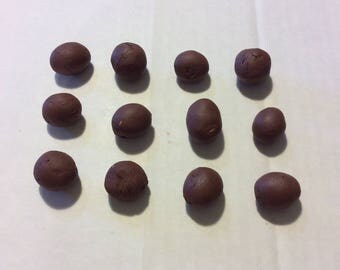 25 Bulk Wildflower Seed Bombs Hand Formed Red Earthenware Clay Wildflower Seeds Wedding Favors Gifts For Gardeners, Kids and Mom