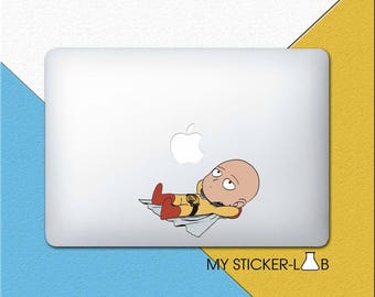 Saitama One Punch Man MacBook Decal One Punch Man MacBook Sticker One Punch Man Sticker One Punch Man Decal Anime Saitama Decal Vinyl bn349