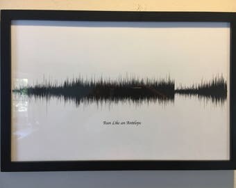 Run Like an Antelope Soundwave Print - Phish