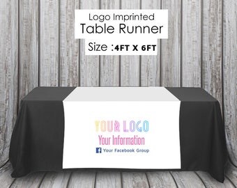 LLR Custom LuLa LLR Fashion Consultant Table Runner for Boutique and Popup Party - Quick Turnaround - Size 4ft x 6ft