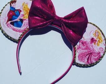 Aurora disney ears headband
