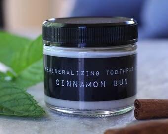 Remineralizing Toothpaste Lightly Sweetned Vanilla Cinnamon Flavor