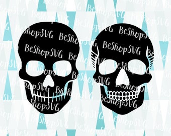Skull head silhouette SVG, Skull SVG, Skull Head SVG, Skeleton Svg, Skullhead Svg, Instant download, Skull Clipart, Eps - Dxf - Png - Svg