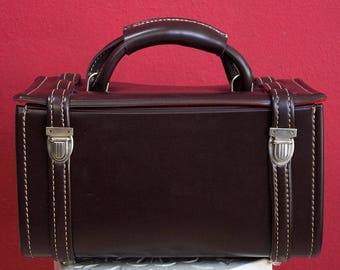 Vintage 70's Beatycase fake leather
