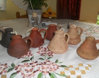 Slavic oil lamps, based off of archeological funds