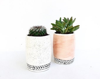 Ceramic planter, Handmade flower pot, Succulent planter, Ceramics and Pottery, Small Planter