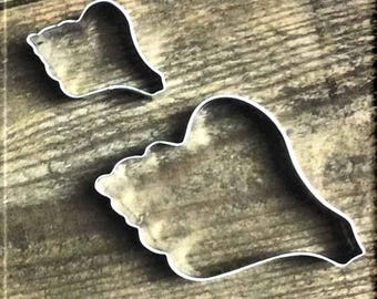 Set of 2 Conch Metal Cookie Cutters #NAWK24