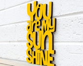 You Are My Sunshine Sign, Wood Quote Sign, Music Lyric Sign, Wood Meme Sign, Funky Wood Sign, Wood Sign Decor, Wood Word Sign