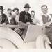 Original Vintage Photograph Snapshot Young Men Car Rumble Seat 1930s