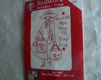 Embroidery Needle Redwork Kit New