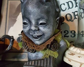Pan - Mixed Media Assemblage by Macabre