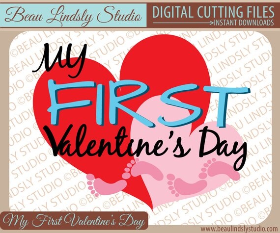 Download Baby's First Valentines Day SVG Cutting File, SVG File For ...