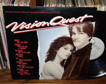 Vision Quest Vintage Vinyl Movie Sound Track Record